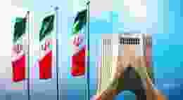 Iran Flag Tehran Edited