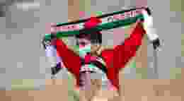 Palestinians in facemasks Edited