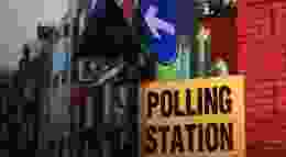 Polling Station Sign Gradient