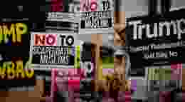 Trump Protest London Gradient
