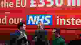 Vote Leave Campaign Bus Gradient