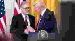 Keir Starmer and Donald Trump