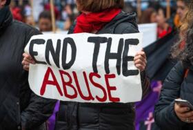 Domestic abuse protest edited