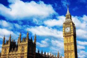 Houses of Parliament Blue Sky Edited