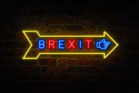 Neon Brexit Sign Gradient
