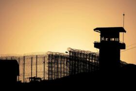 Prison at sunset edited