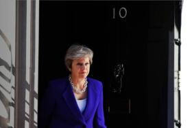 Theresa May Downing Street Exit Edited