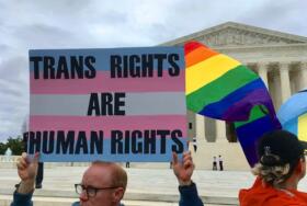 Transgender LGBT flag edited