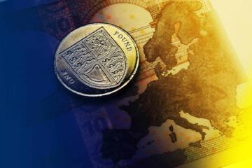 Brexit Euro Pound Blue Yellow 1
