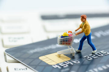 Credit Card Shopping Trolley