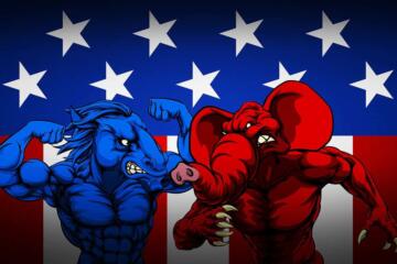 Democrats vs Republicans cartoon Edited