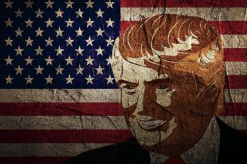 Donald Trump Illustration Gradient