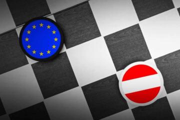 EU Austria Checkerboard Gradient