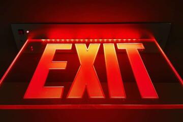 Exit Sign Red Edited
