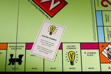 Monopoly Electric Company Gradient