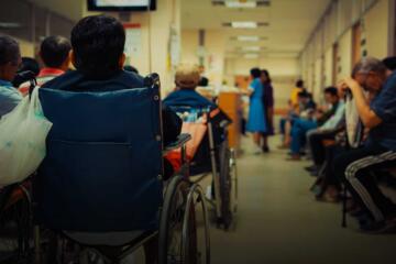 NHS waiting room Gradient
