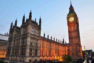 Parliament at Dusk edited