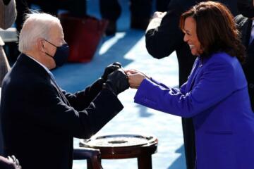 President Biden and VP Harris edited