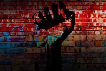 Revolution Fist Wall Vibrant 1