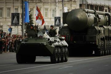 Russian Military Parade Gradient