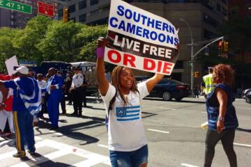 South Cameron protest edited
