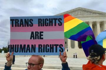 Transgender LGBT flag edited