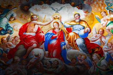 Virgin Mary Coronation Gradient